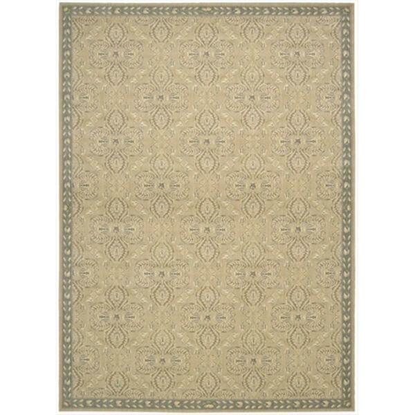 Nourison Riviera Area Rug Collection Sand 5 Ft 3 In. X 7 Ft 5 In. Rectangle 99446419880